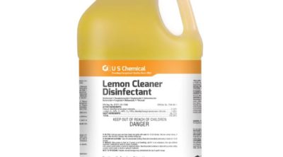 Gallon jug of Brody Chemical's Lemon Cleaner Disinfectant